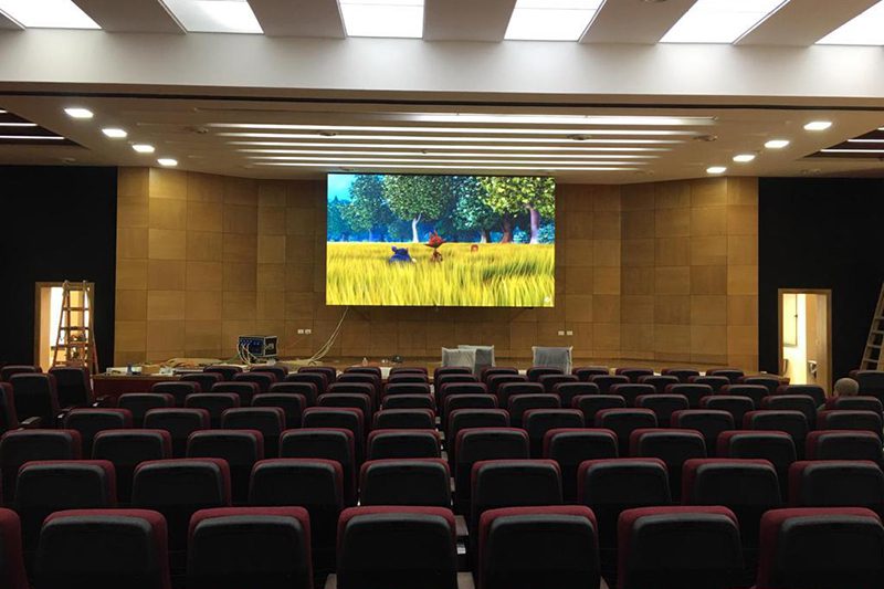 wall-mounted screen